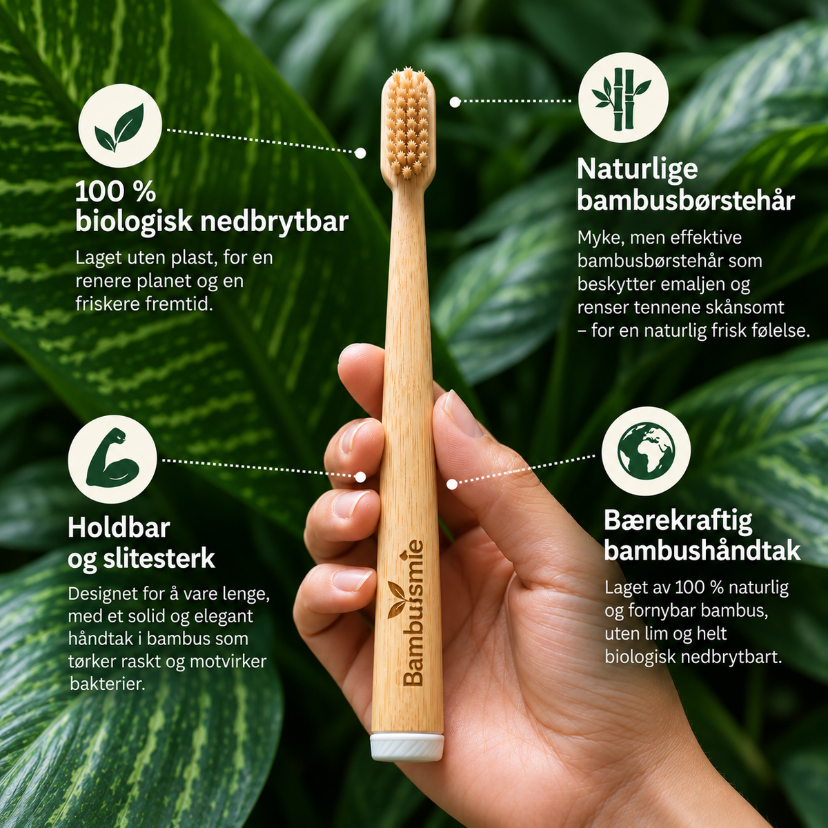 Bygget uten plast. Laget for helsen din